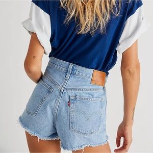 Levi’s original 501 High-rise denim shorts